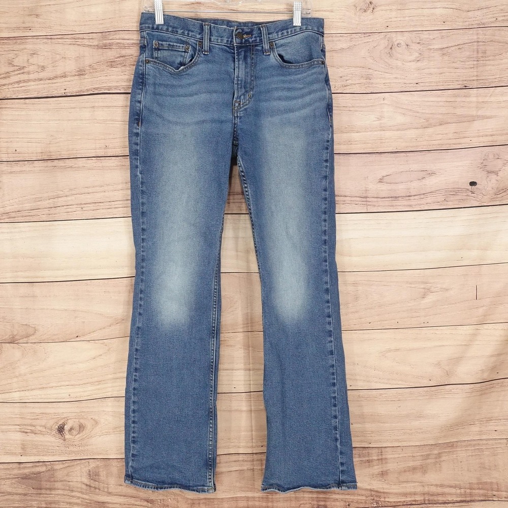 Old Navy Jeans Mens 30x32 Blue Boot-Cut Built-In Flex Denim Pants